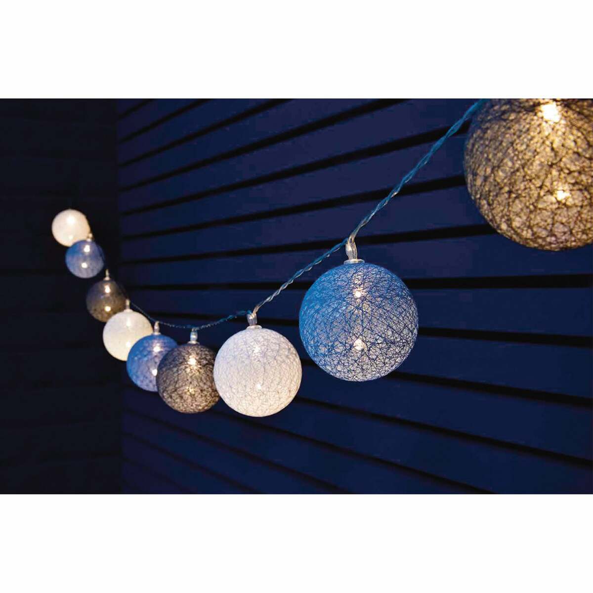 Bild 1 von Solar Lichterkette 10 bunte Kugeln L2m