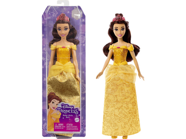 Bild 1 von BARBIE HLW11 Disney Prinzessin Belle-Puppe Spielzeugpuppe Mehrfarbig