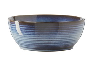 Bowl  Poké blau Steinzeug/Steingut Maße (cm): H: 6,8  Ø: [17.5] Küchenzubehör - Sconto