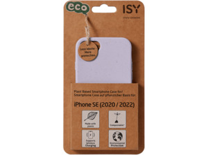 ISY ISC-6006, Biocase, Backcover, Apple, iPhone SE, Violett