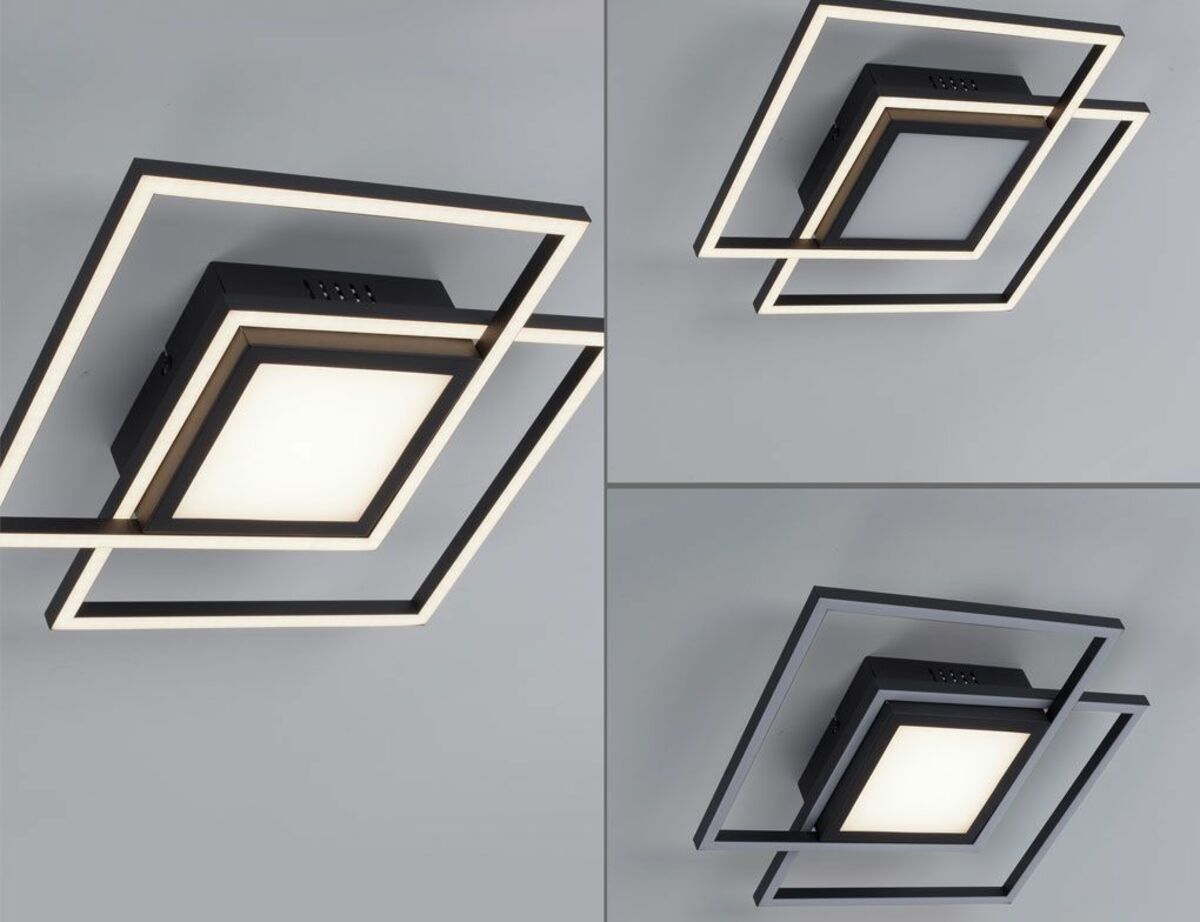 Bild 2 von Deckenleuchte LED Schwarz 36 cm