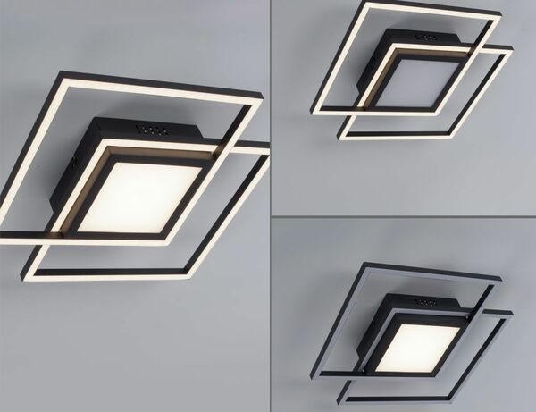 Bild 2 von Deckenleuchte LED Schwarz 36 cm