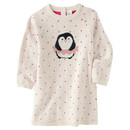 Bild 1 von Baby Strickkleid mit Pinguin-Motiv CREME