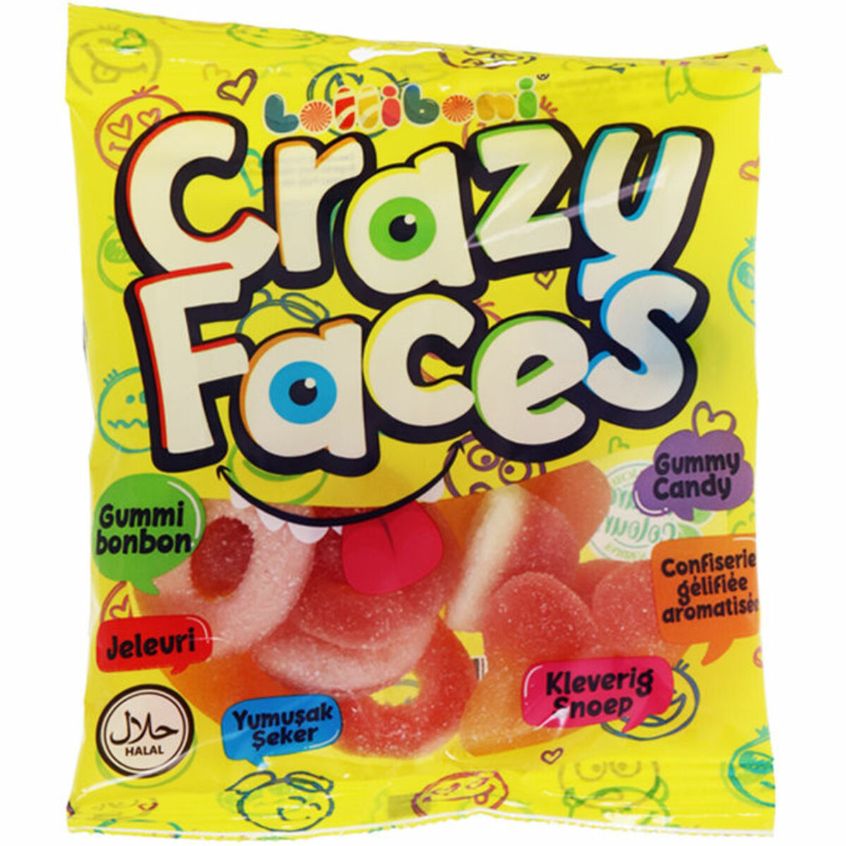 Bild 1 von Lolliboni Weingummi Crazy Faces