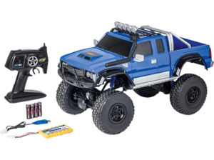 CARSON 1:8 Pickup Crawler 2.4G 100% RTR blau, ferngesteuertes Fahrzeug R/C Spielzeugauto, Blau