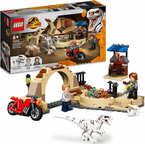 Bild 1 von LEGO® Konstruktionsspielsteine »Atrociraptor: Motorradverfolgungsjagd (76945), LEGO® Jurassic World«, (169 St), Made in Europe