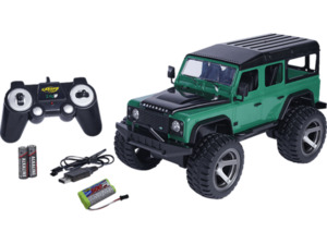 CARSON 1:12 Land Rover Defend.2.4G 100%RTR grün R/C Spielzeugauto, Mehrfarbig