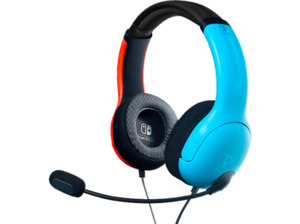 PDP LLC LVL40 Wired, Over-ear Headset Blau/Rot