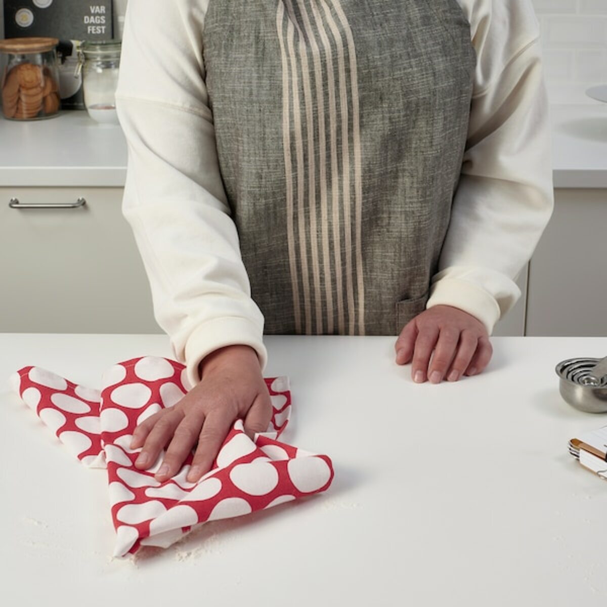 Bild 3 von SNÖKRABBA  Geschirrtuch, verschiedene Muster/bunt 45x60 cm