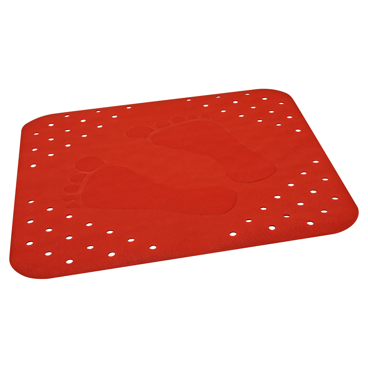 Bild 1 von B1 Duscheinlage 'Plattfuß' rot 54 x 54 cm