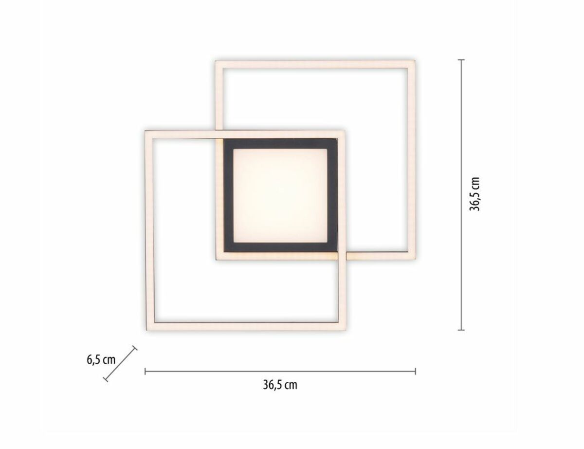 Bild 4 von Deckenleuchte LED Schwarz 36 cm