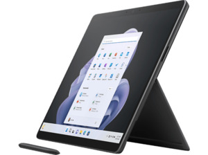 MICROSOFT Surface Pro 9, 2-in-1 Tablet mit 13 Zoll Display, Intel® Core™ i5 Prozessor, 8 GB RAM, 256 SSD, Iris® Xe-Grafik , Graphit