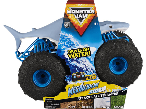 Bild 1 von SPIN MASTER MJC Megalodon Storm Amphibienspielzeugfahrzeug, Mehrfarbig
