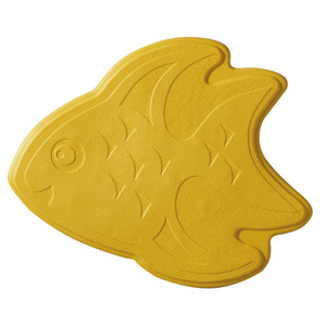 toom Mini Duscheinlage 'Fische' XXS gelb 13 x 11 cm 6 Stück