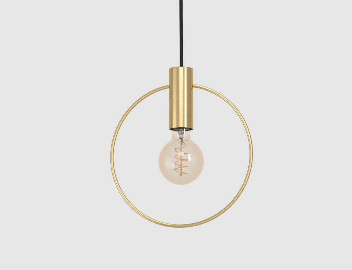 Bild 1 von Pendelleuchte Stahl Gold 110 cm