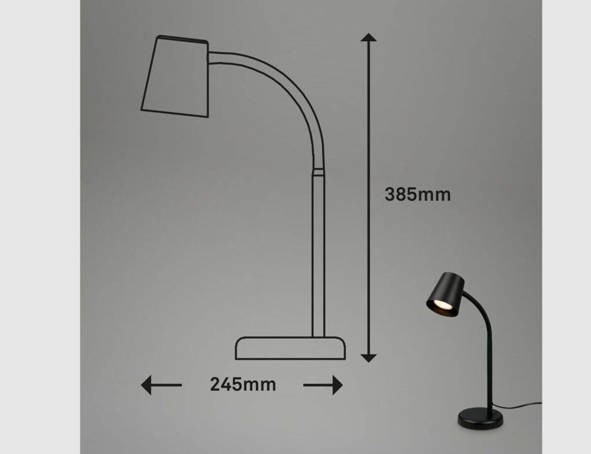 Bild 3 von Tischleuchte Metall Schwarz