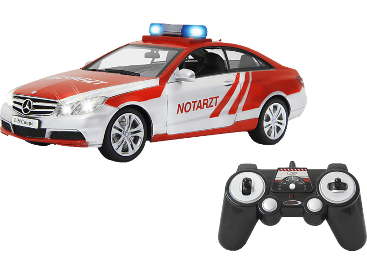 Bild 1 von JAMARA Mercedes-Benz E 350 Coupe Notarzt silber/rot 1:16 2,4G Ferngesteuertes Fahrzeug, Silber/Rot