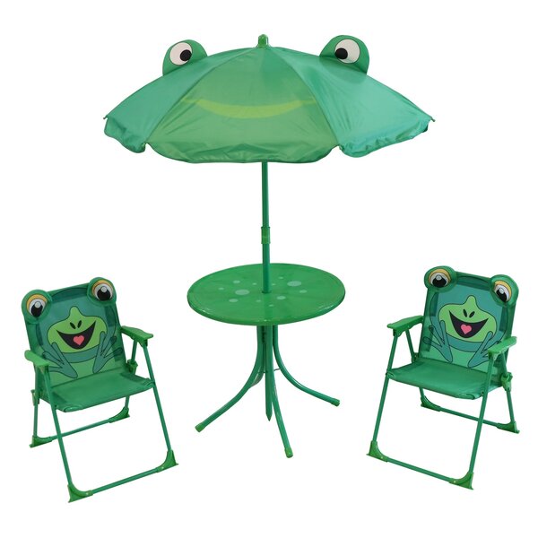 Bild 1 von TOYREX® Kindersitzgruppe Frosch Set Kindertisch Kinder Sitzgruppe Gartenmöbel