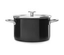 Bild 1 von KitchenAid Steel Core Enamel Kochtopf, schwarz