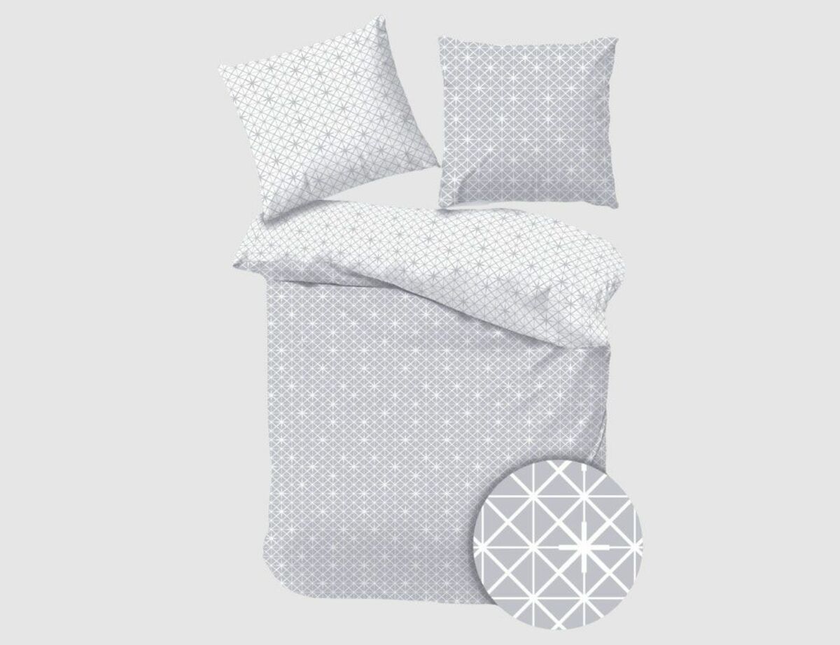 Bild 1 von Wende-Bettwäsche Star silber