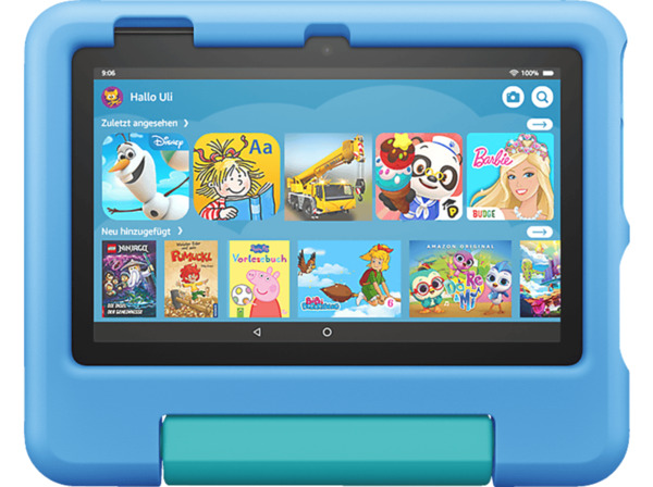 Bild 1 von AMAZON Fire 7 Kids (2022), Tablet, 16 GB, Zoll, Schwarz, Blau