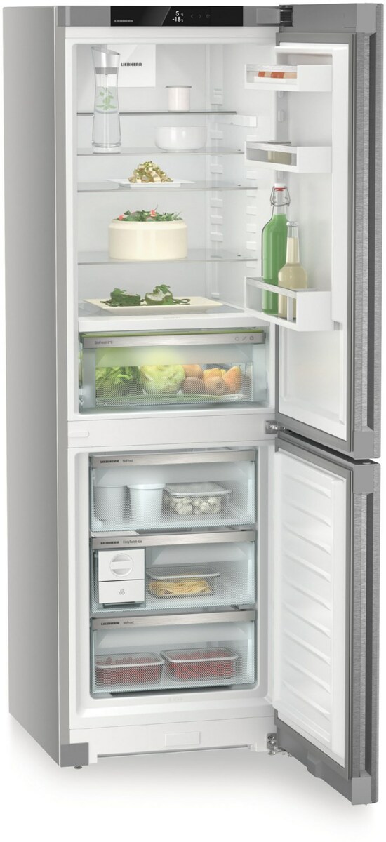 Bild 1 von CBNsdc 5223-20 Kühl-/Gefrierkombination edelstahl/silber / C