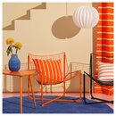 Bild 2 von NICKFIBBLA  Kissenbezug, orange weiß/Streifen 50x50 cm