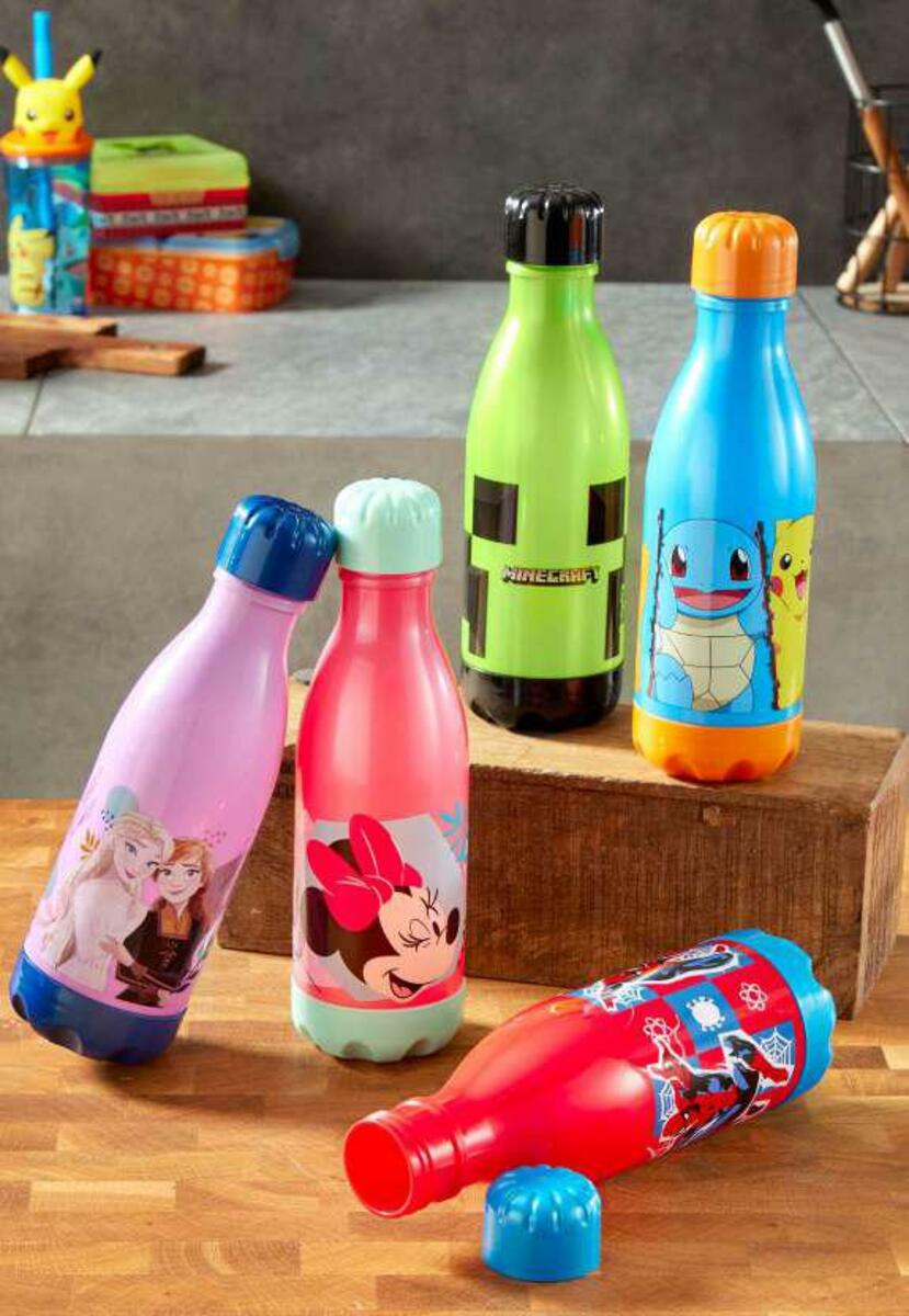 Bild 1 von Trinkflasche Frozen/Disney/Pokemon/Minecraft/Marvel