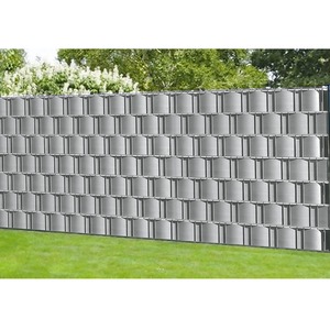 PVC Sichtschutzstreifen 35 x 0,19 m grau