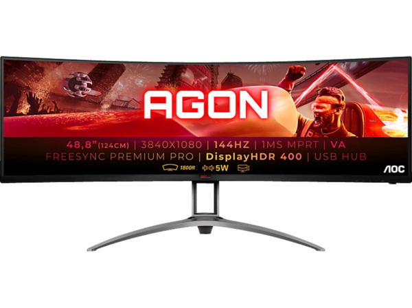 Bild 1 von AOC AG493QCX 48,8 Zoll Full-HD Gaming Monitor (1 ms Reaktionszeit, 144 Hz)