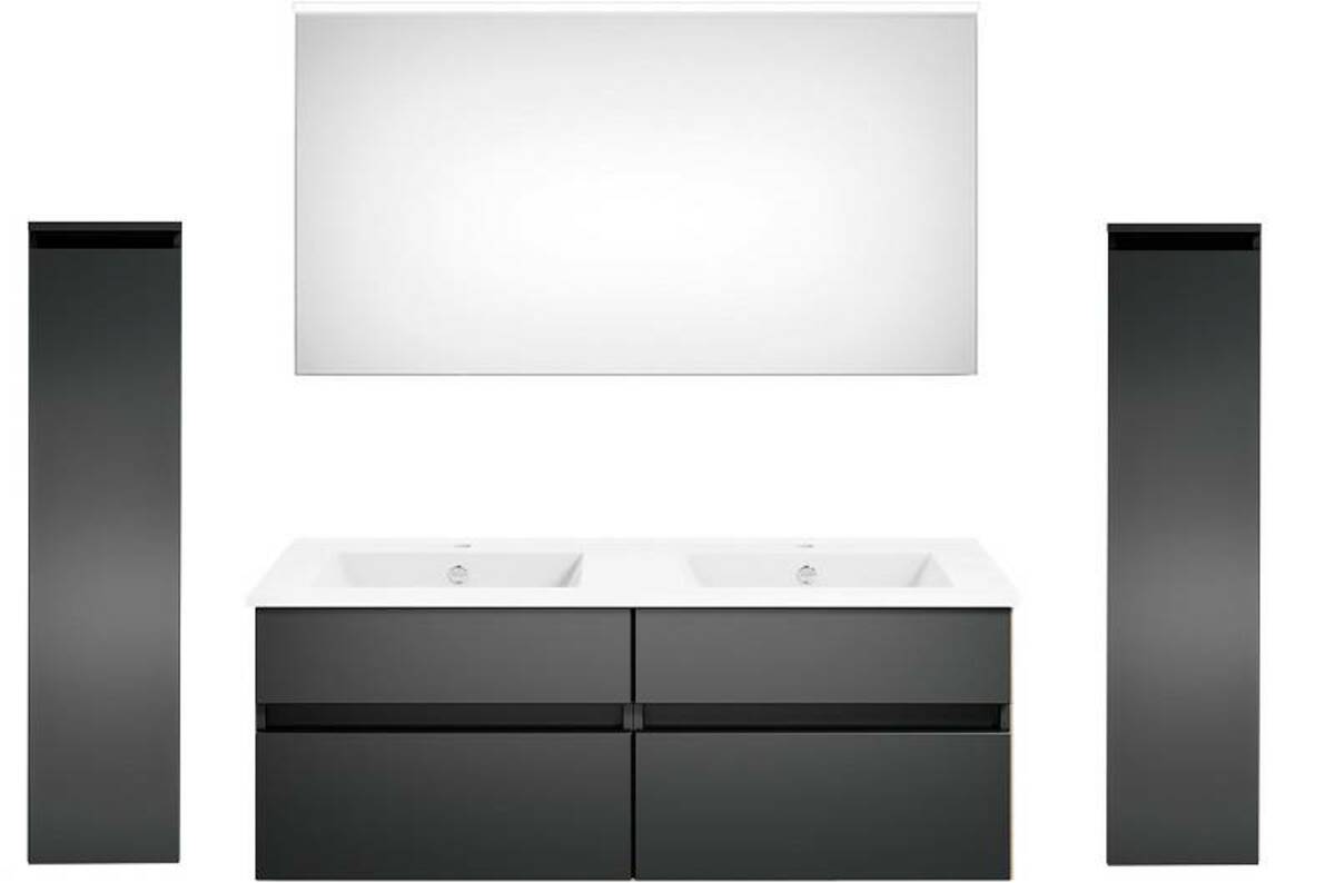 Bild 1 von Puris Badkombination GET2YOU 21, Holznachbildung