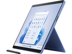 MICROSOFT Surface Pro 9, 2-in-1 Tablet mit 13 Zoll Display, Intel® Core™ i5 Prozessor, 8 GB RAM, 256 SSD, Iris® Xe-Grafik , Saphirblau