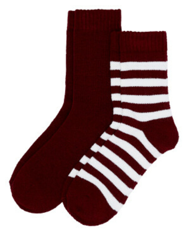 Bild 1 von Frottee-Socken
       
    2 Stück Ergee 
   
      dunkelrot