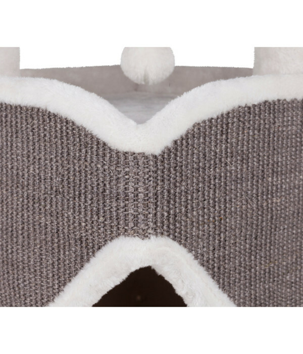 Bild 4 von Trixie Kratzturm Cat Tower Arma, grau/weiß, ca. B38/H98/T38 cm