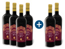 Bild 1 von 4 + 2 Weinpaket Duca di Sasseta Syrah Terre Siciliane IGT halbtrocken, Rotwein, 
         4.5-l
