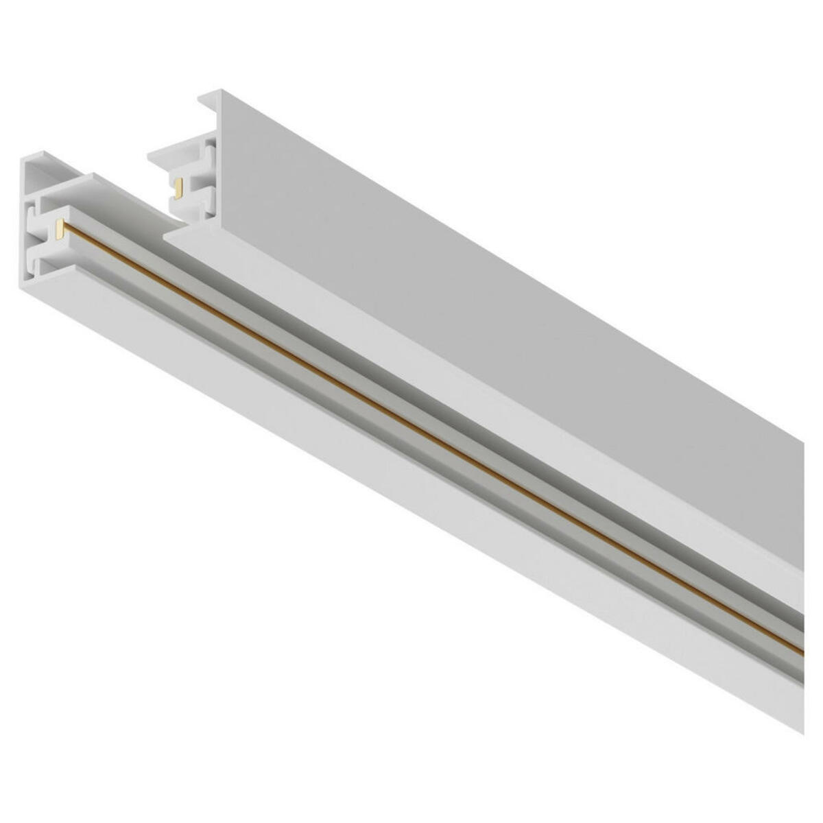 Bild 1 von Schienensystem, Weiß, Metall, 3.4x2x100 cm, CE, Seil ist kürzbar, planbar, Lampen & Leuchten, Innenbeleuchtung, Schienensysteme