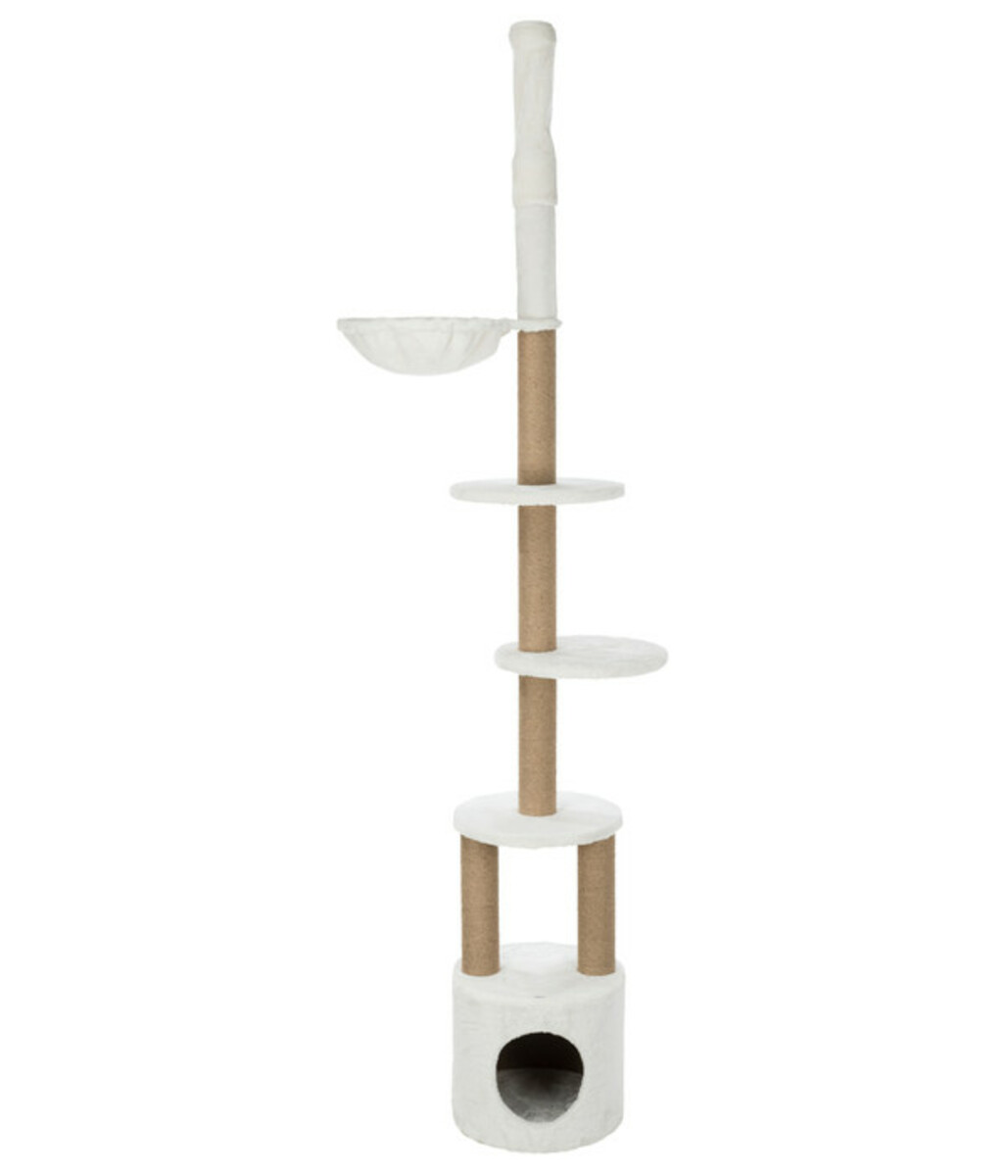 Bild 1 von Trixie Kratzbaum Aurelio, weiß, ca. Ø38/H236-250 cm
