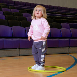 ADIDAS Trainingsanzug Baby - rosa/lila