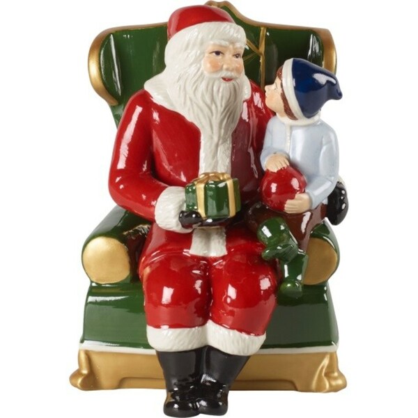 Bild 1 von Villeroy & Boch Weihnachtsdekofigur Santa auf Sessel CHRISTMAS TOYS 10 x 10 x 15 cm Porzellan