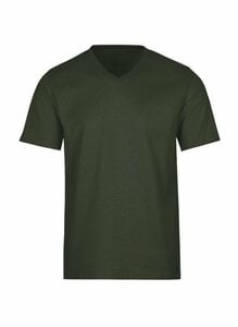 Trigema T-Shirt TRIGEMA V-Shirt DELUXE Baumwolle