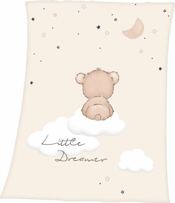 Bild 1 von Babydecke Little Dreamer, Baby Best, mit niedlichem Teddydesign, Kuscheldecke