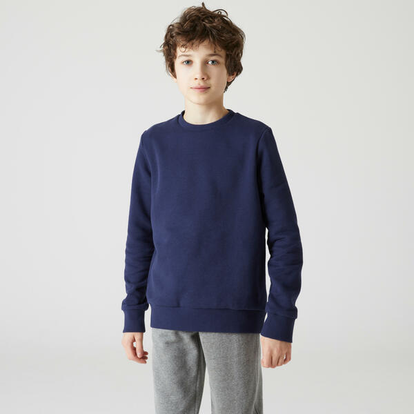 Bild 1 von Sweatshirt Basic Rundhalsausschnitt Baumwolle Kinder marineblau