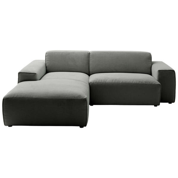 Bild 1 von Pure Home Lifestyle Ecksofa, Anthrazit, Textil, 3-Sitzer, Ottomane links, L-Form, 228x189 cm, Blauer Engel, Goldenes M, Oeko-Tex® Standard 100, DGM-Klimapakt, DGM-Emissionslabel, Typenauswahl, Leder