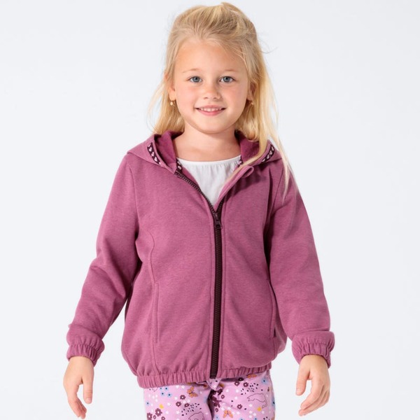 Bild 1 von Mädchen-Sweatjacke in Melange-Optik