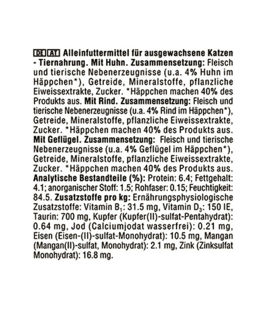 Bild 4 von KITEKAT® Nassfutter für Katzen Multipack Klassische Auswahl in Sauce, Adult, 12 x 85 g