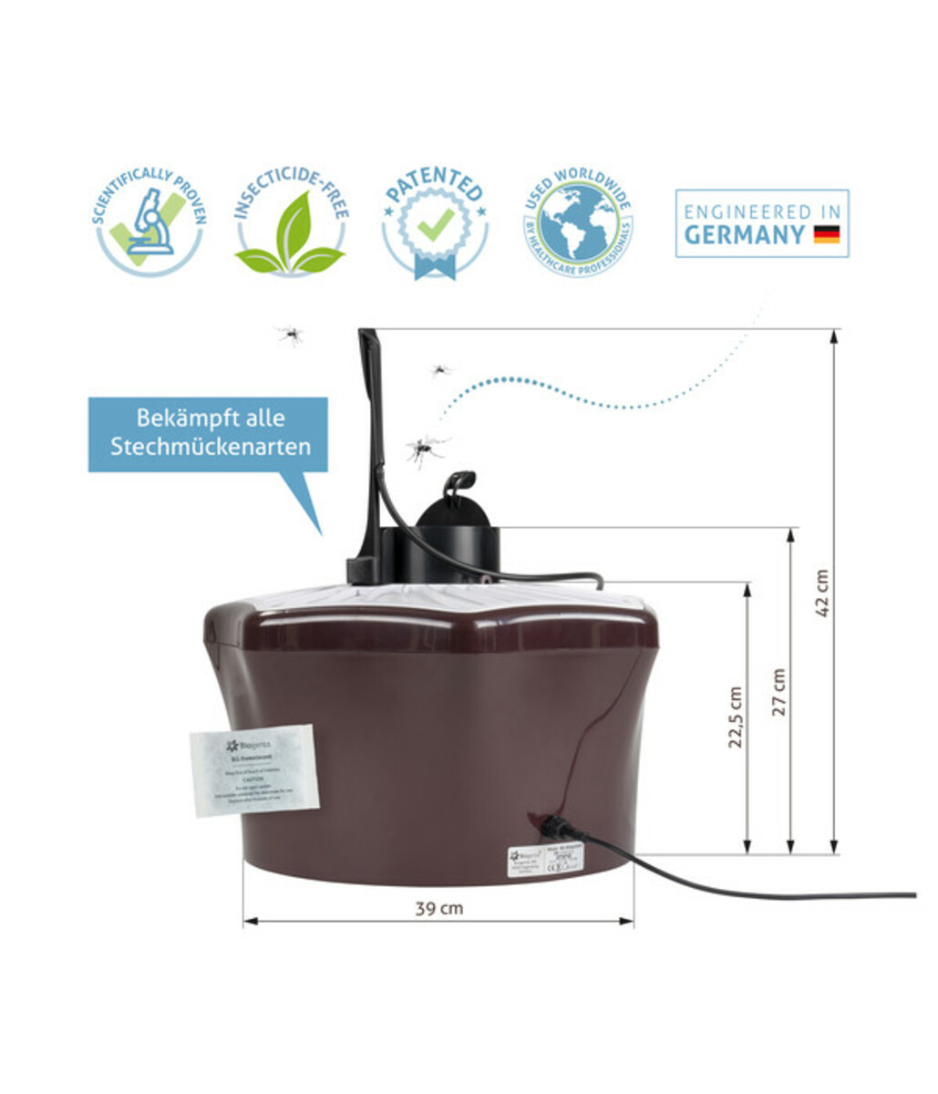 Bild 2 von Biogents BG-Mosquitaire CO2 Mückenfalle, 1 Stk.