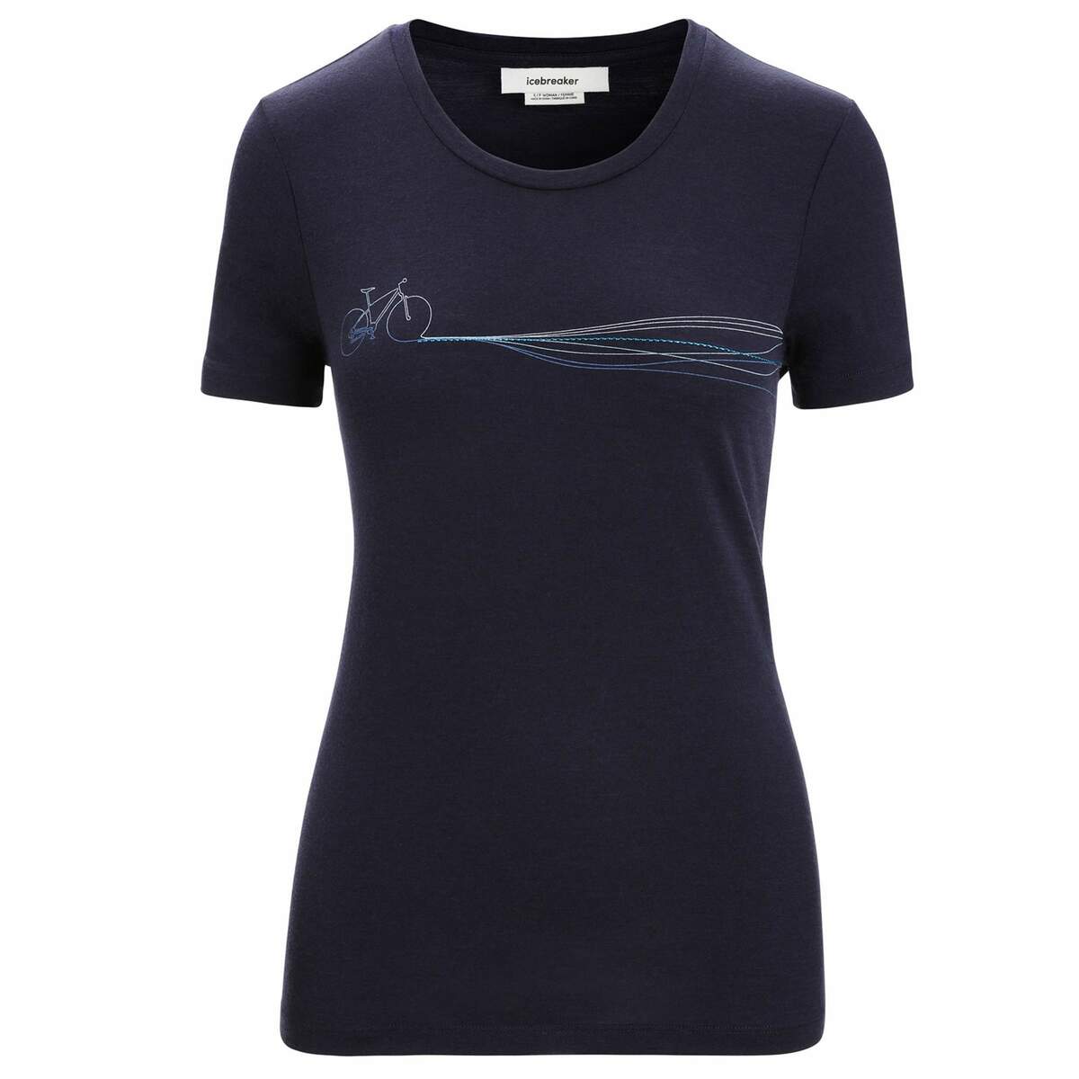 Bild 1 von Icebreaker
              
                 WOMEN TECH LITE II SS TEE CADENCE PATHS Damen - Funktionsshirt
