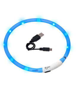 Karlie Visio light LED Hundehalsband, 70cm