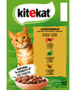 Bild 2 von KITEKAT® Nassfutter für Katzen Multipack Jagdschmaus in Sauce, Adult, 12 x 85 g