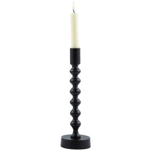 Stabkerzenhalter, Schwarz, Metall, 31 cm, zum Stellen, Dekoration, Windlichter & Kerzenhalter, Kerzenhalter